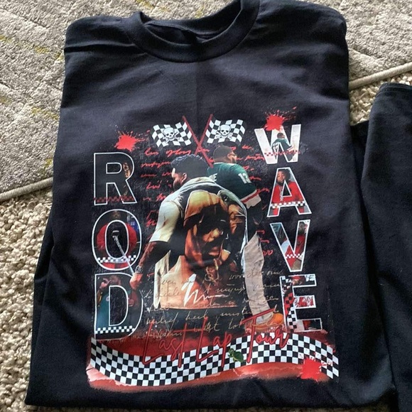 Rod Wave tour shirt long sleeve Last Lap Tour - Picture 1 of 2